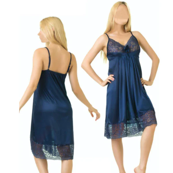 1 Piece Cedar Strap Short Nightie