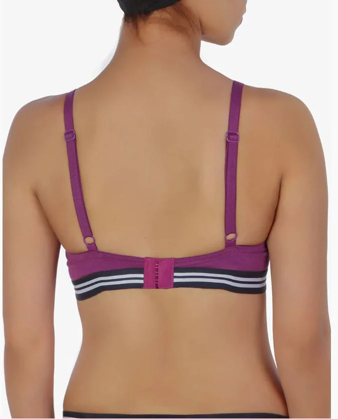 Lightly Padded Wirefree Bra with Full Coverage
