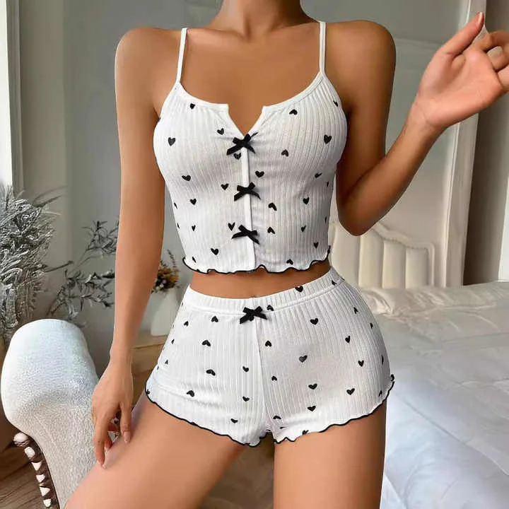 Cami Sets - Crimson Cozy