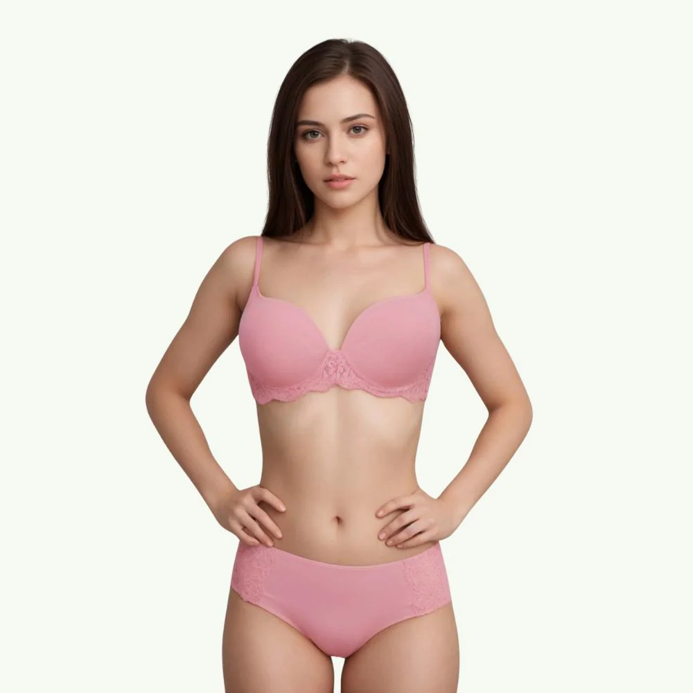 Double Push-Up Bra for Smaller Bust – Lace, Wired & Comfortable Fit | RAKS Pakistan